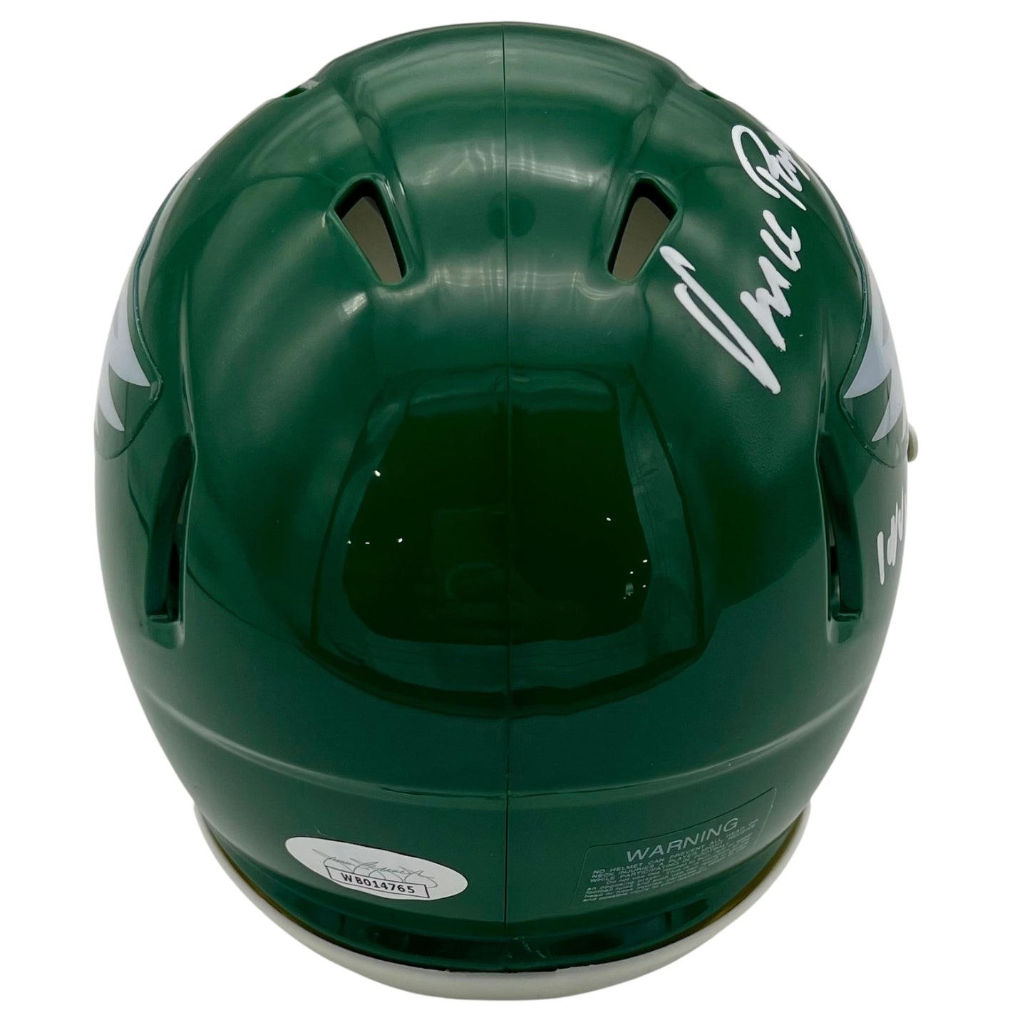 Vince Papale Autographed Philadelphia Eagles Throwback Mini Helmet w/ "Invincible"