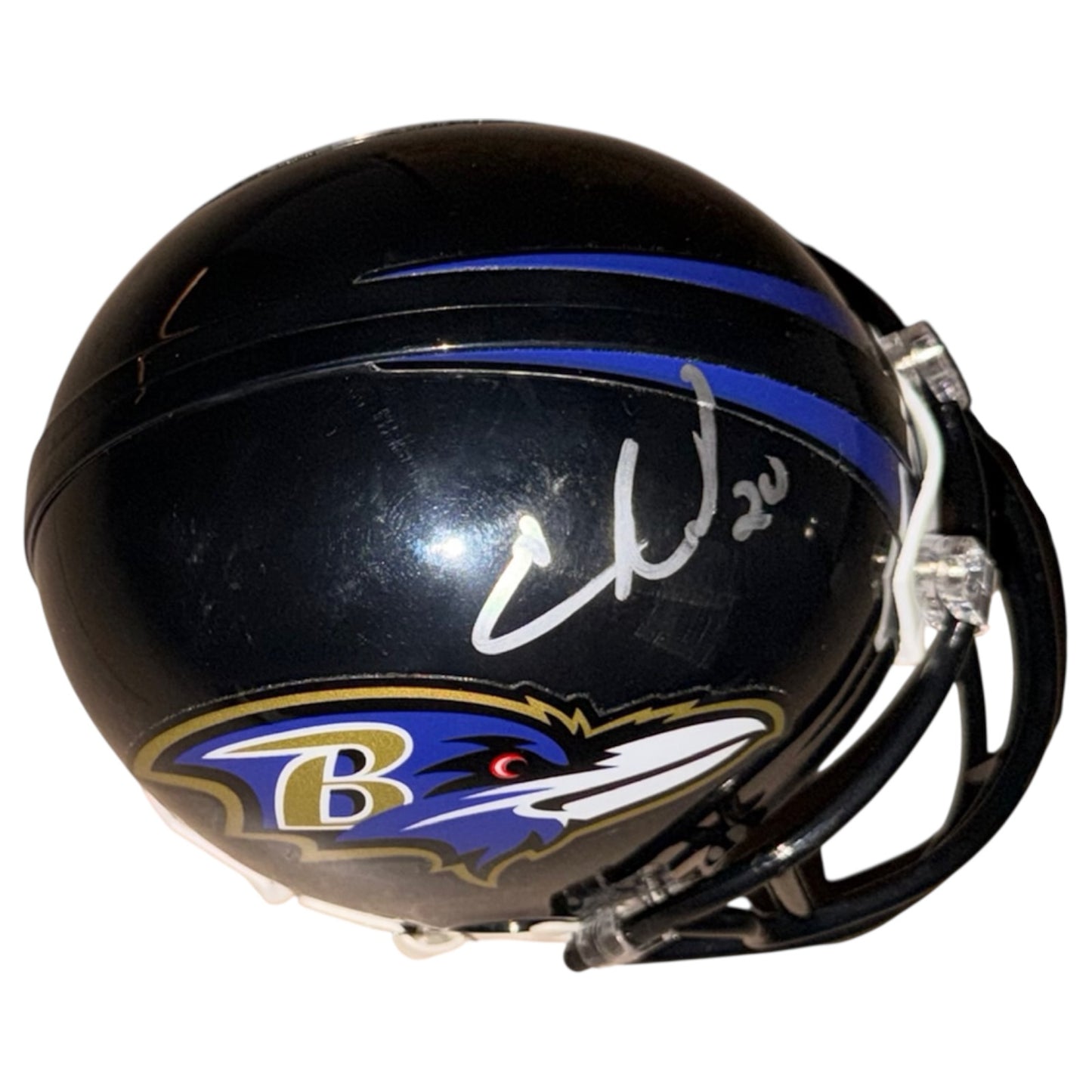 Ed Reed Autographed Baltimore Ravens Mini Helmet - JSA