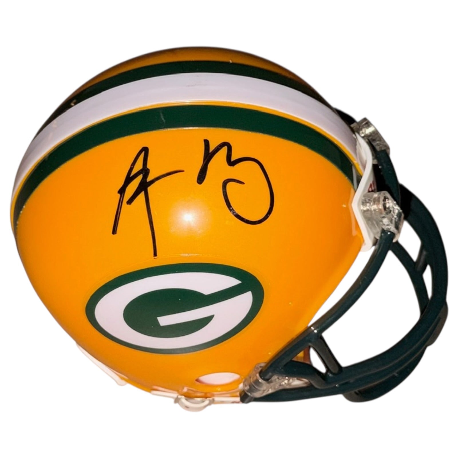 Aaron Rodgers Autographed Green Bay Packers Mini Helmet