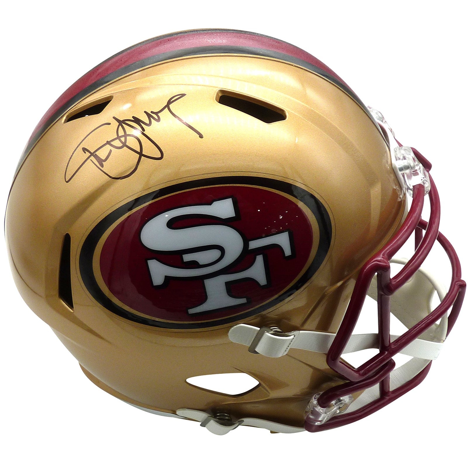Steve Young Autographed San Francisco 49ers Deluxe Full-Size Replica Helmet