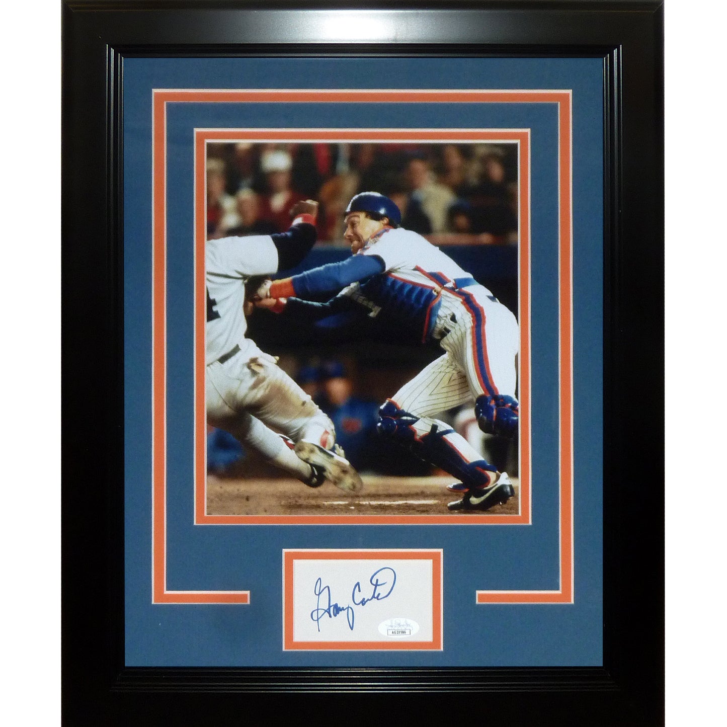 Gary Carter Autographed New York Mets "Signature Series" Frame