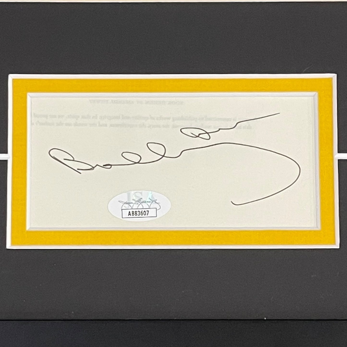 Bobby Orr Autographed Boston Bruins (Flying Goal) Photo "Signature Series" Frame - JSA