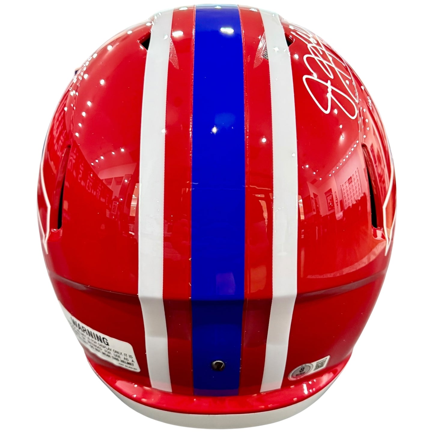 Jim Kelly Autographed Buffalo Bills Deluxe Full-Size Replica Helmet