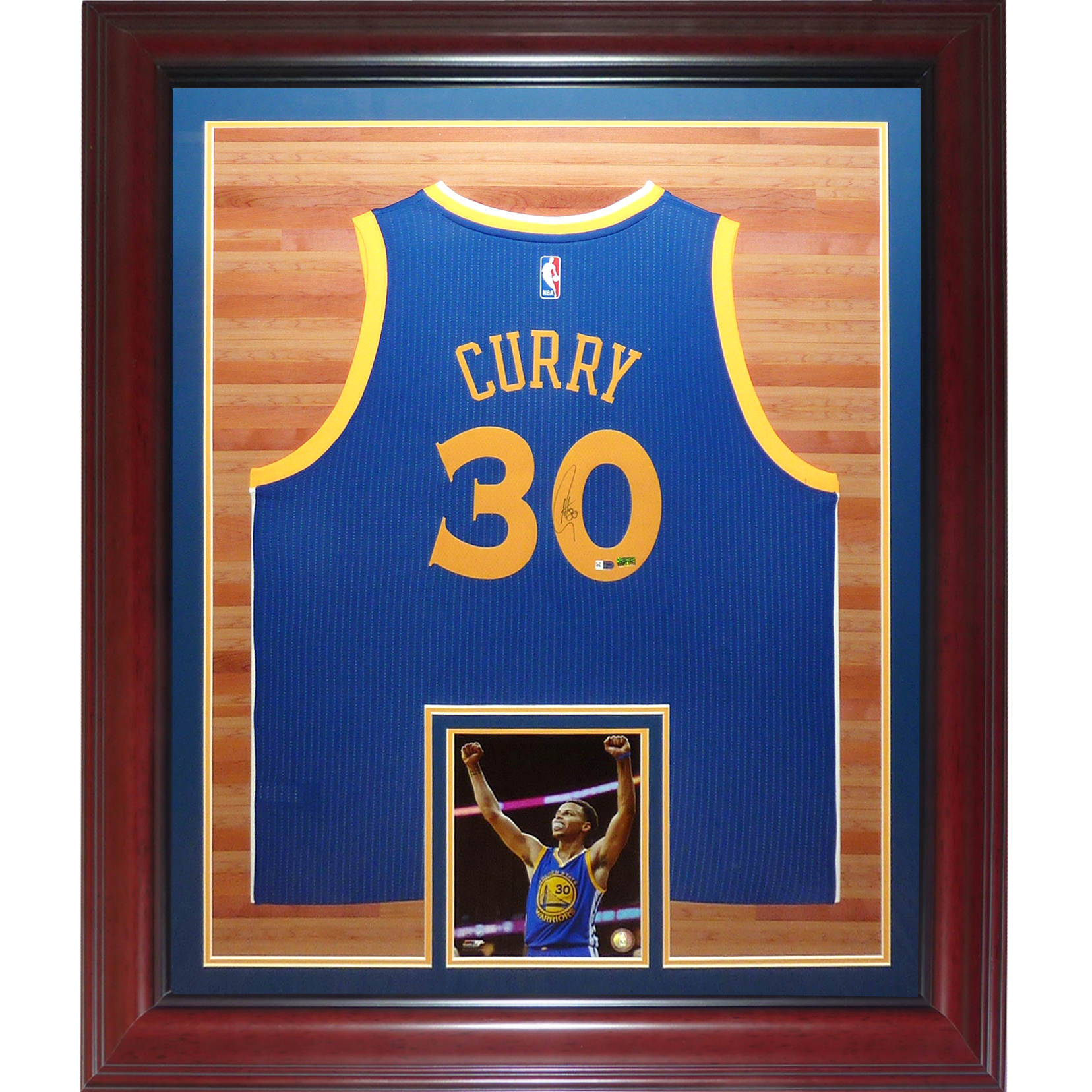 Steph curry autographed jersey sales