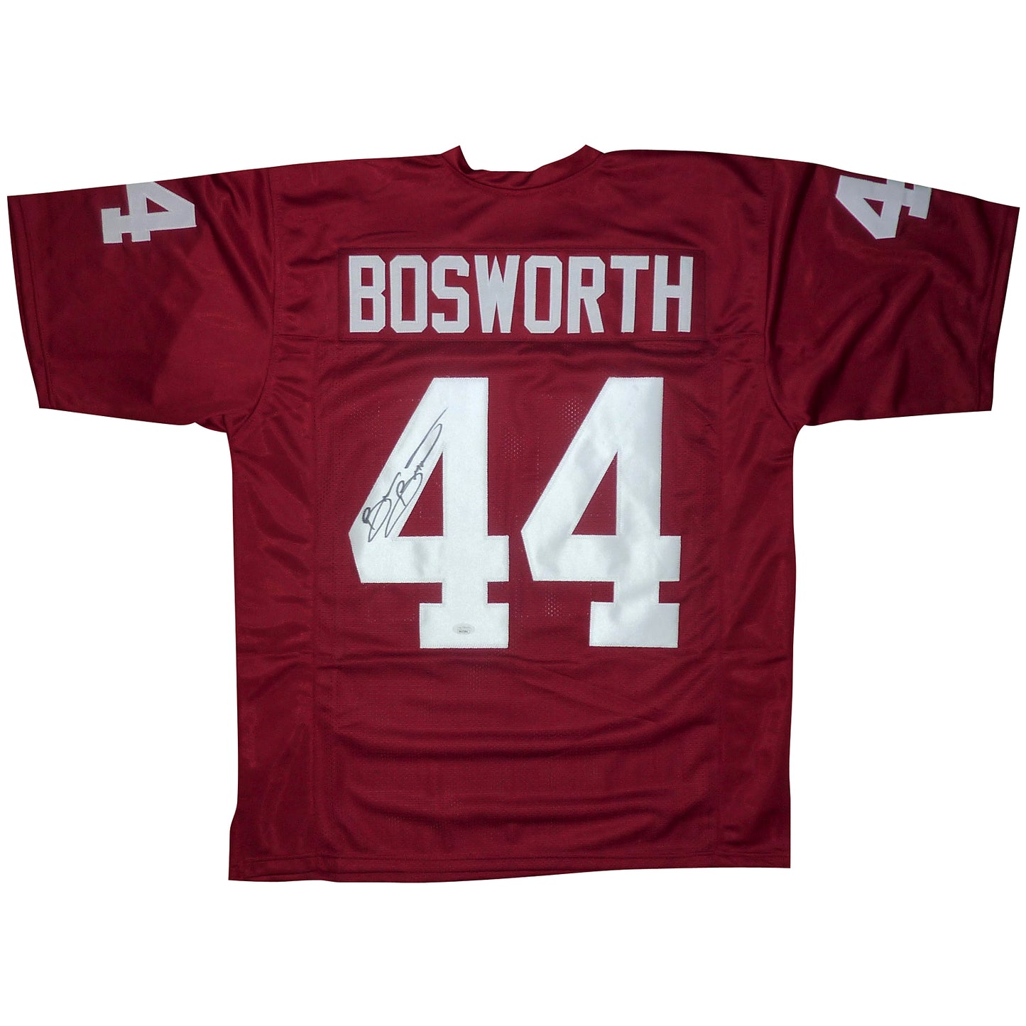 Brian Bosworth "The Boz" Autographed Oklahoma Sooners (Maroon #44) Custom Jersey - JSA