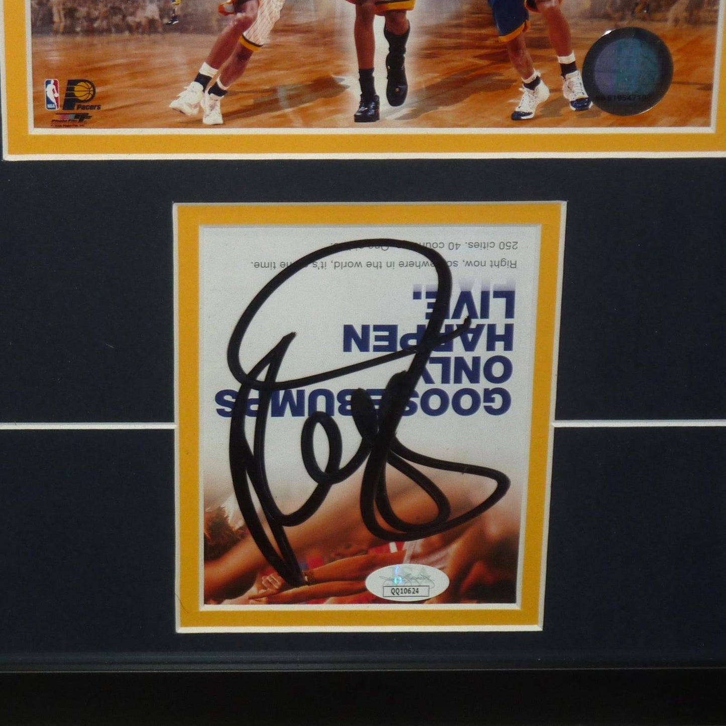 Reggie Miller Autographed Indiana Pacers "Signatures Series" Frame - JSA