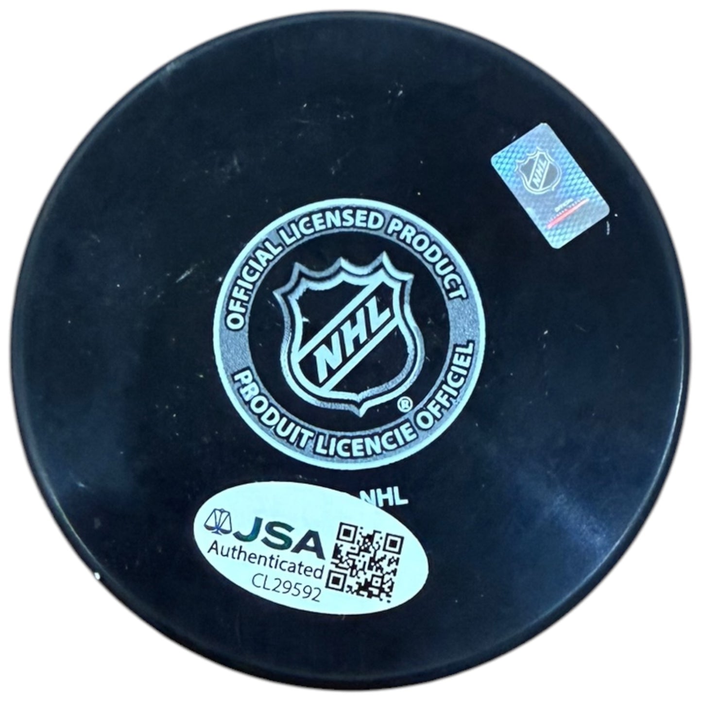 Bobby Clarke Autographed Philadelphia Flyers Hockey Puck - JSA