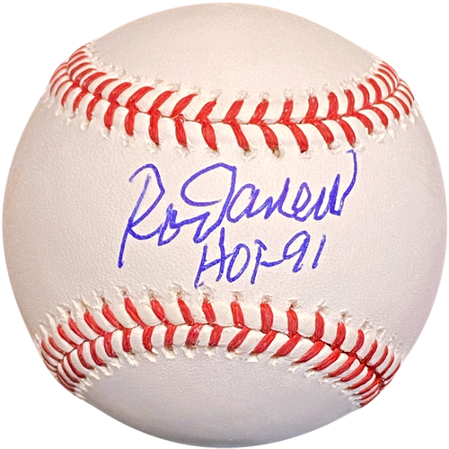 Rod Carew Autographed OAL Baseball w/ "HOF 91"