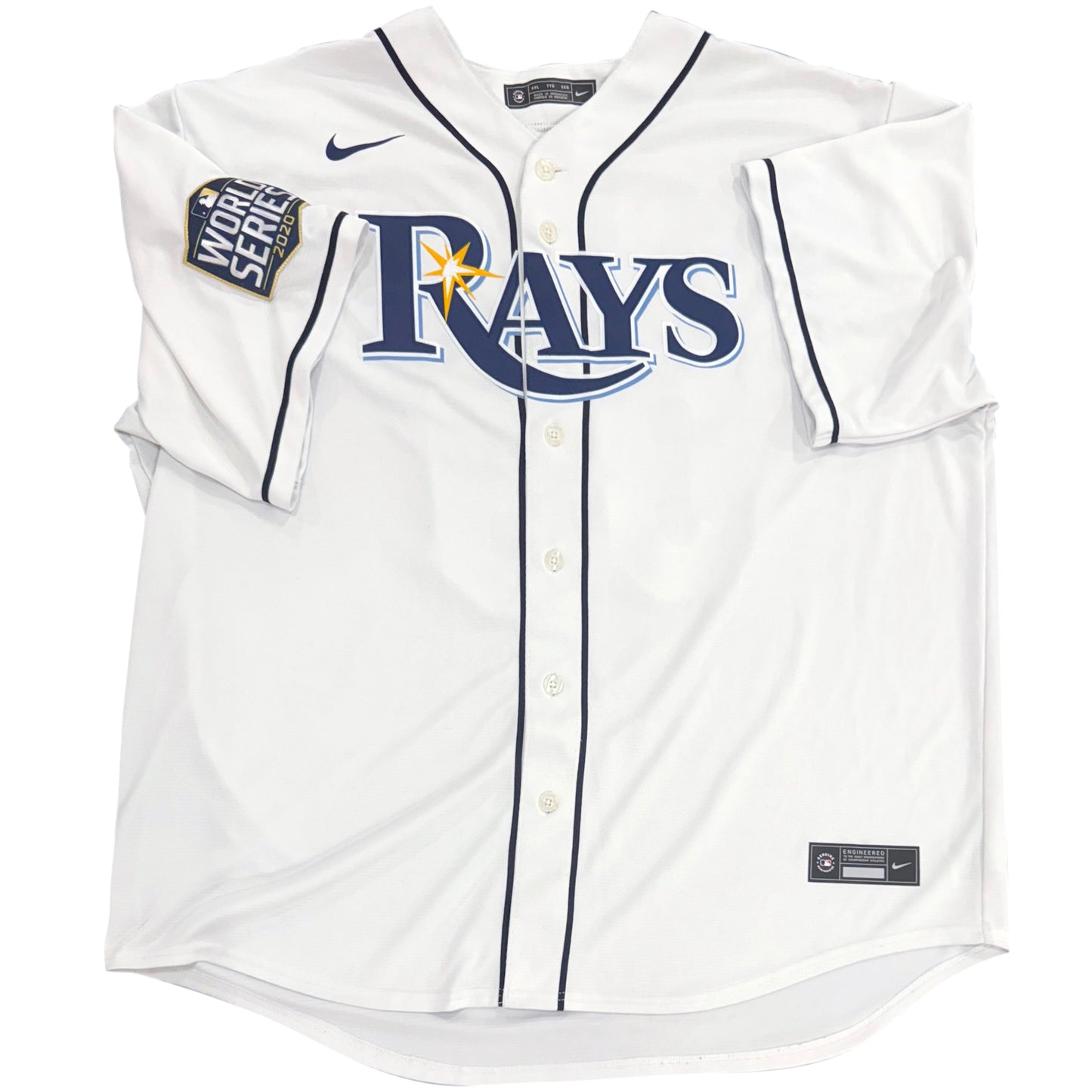 Kevin Kiermaier Autographed Tampa Bay Rays (White #39) Authentic Nike Jersey - JSA