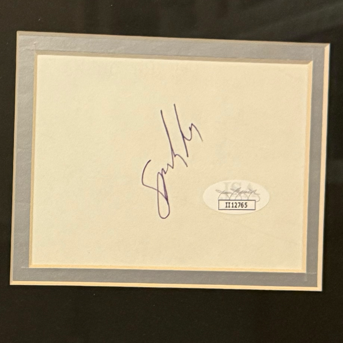 Spike Lee Autographed Nike Mars Blackmon (with Michael Jordan) Deluxe Framed 8x12 Photo Piece - JSA