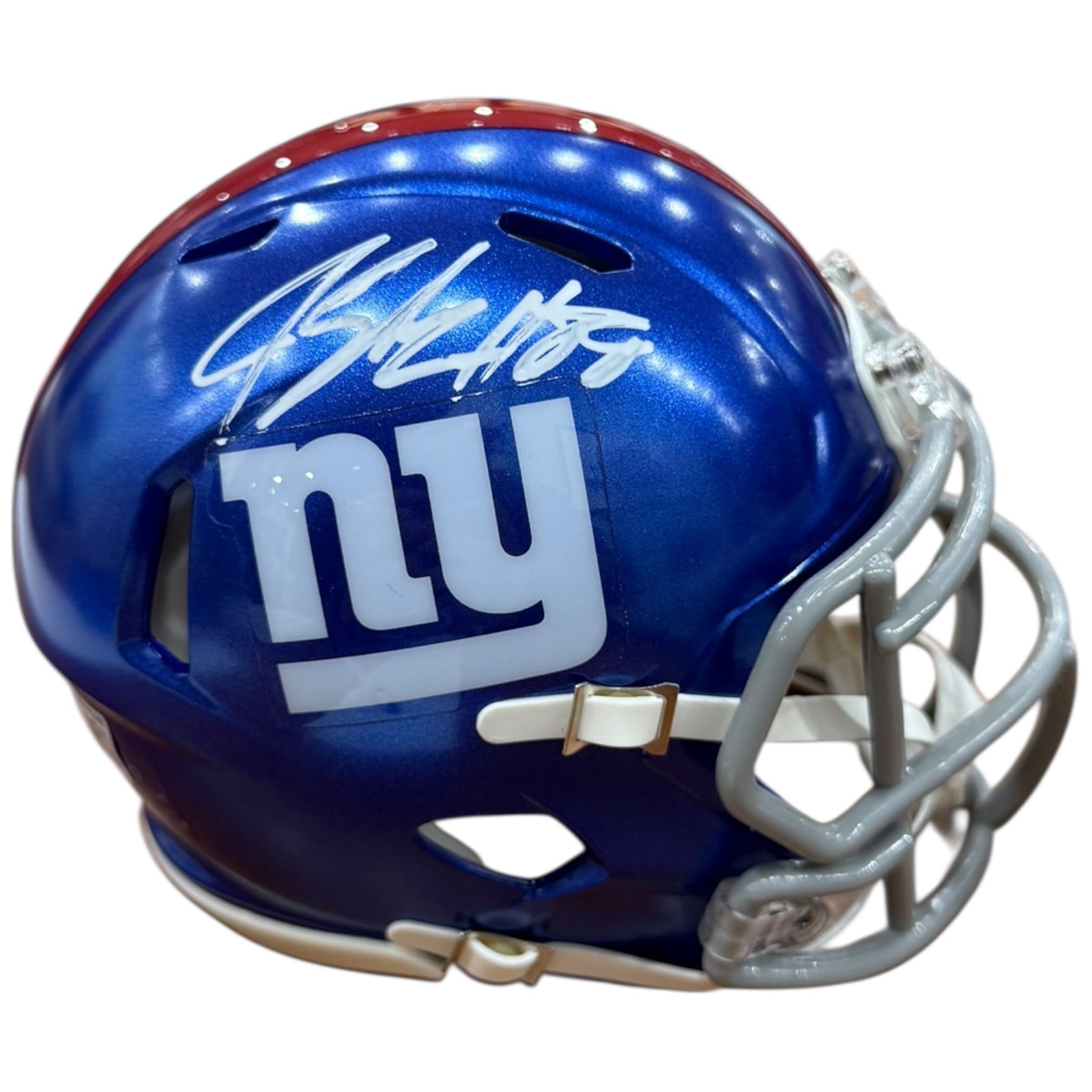 Jeremy Shockey Autographed Signed New York Giants Mini Helmet - JSA 