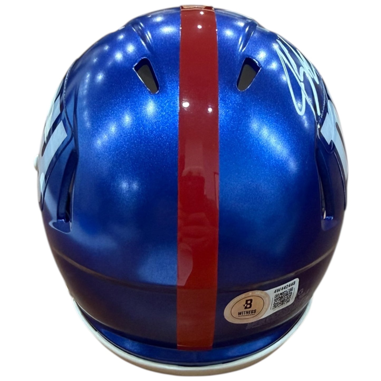 Jeremy Shockey Autographed New York Giants Mini Helmet - JSA