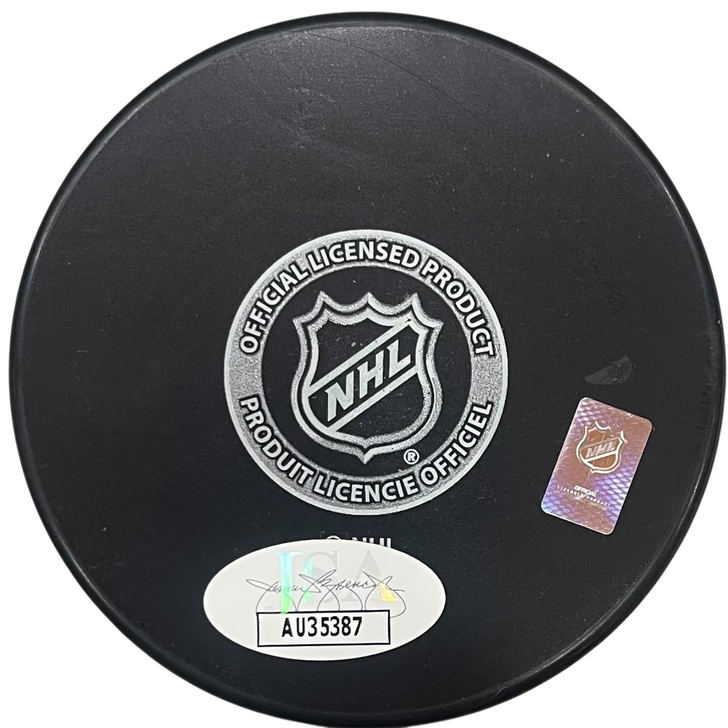 Aaron Ekblad Autographed Florida Panthers Hockey Puck - JSA
