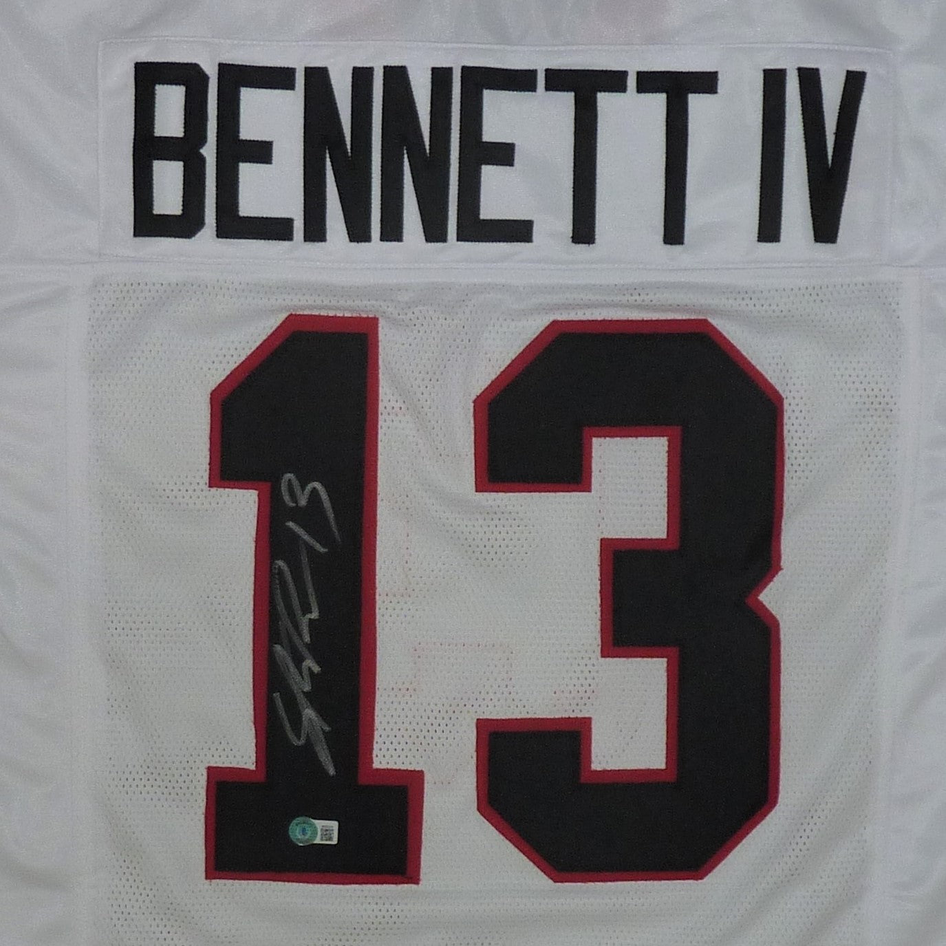 Stetson Bennett Autographed Georgia Bulldogs (White #13) Custom Jersey - Beckett