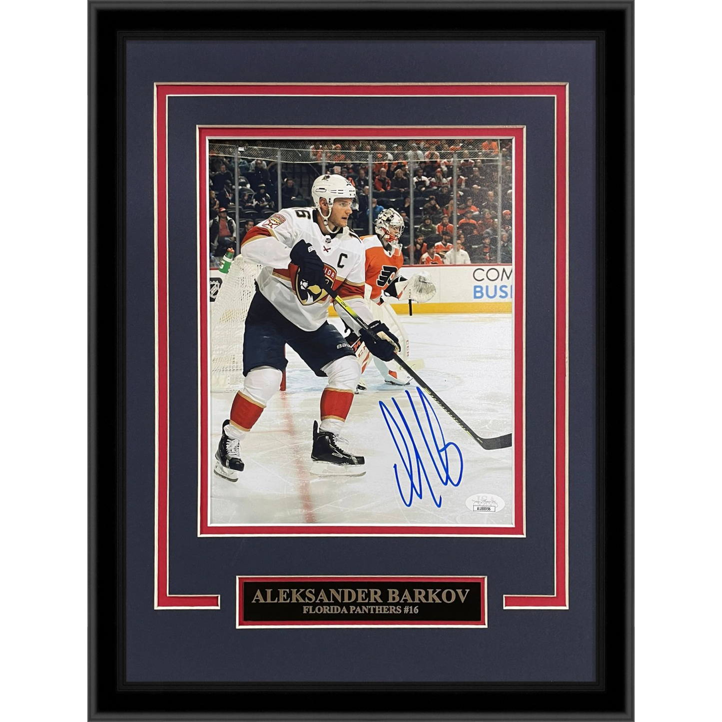 Aleksander Barkov Autographed Florida Panthers (Action) Deluxe Framed 8x10 Photo - JSA