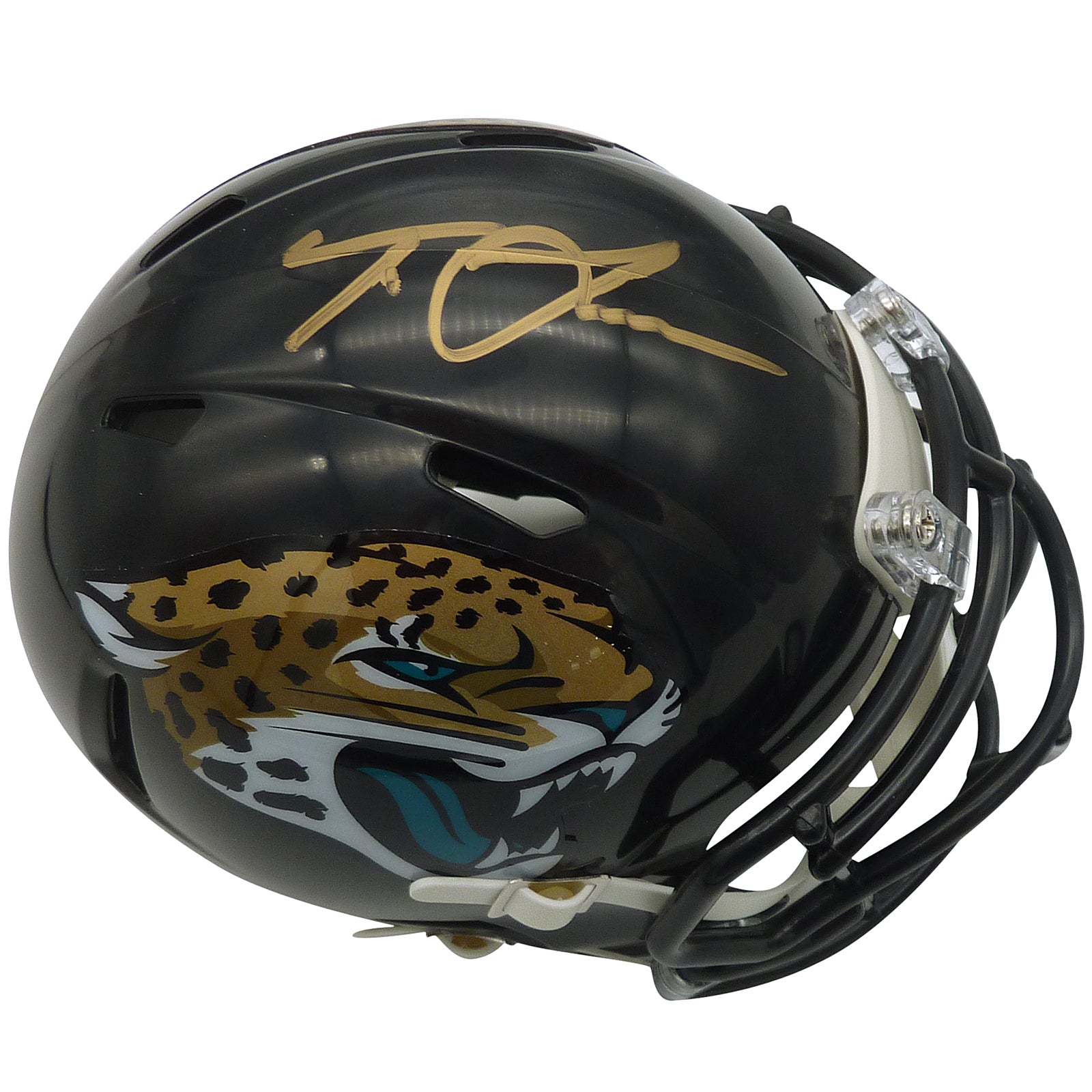 Trevor Lawrence Autographed Jacksonville Jaguars Mini Helmet Trevor Lawrence Autographed Jacksonville Jaguars Mini Helmet