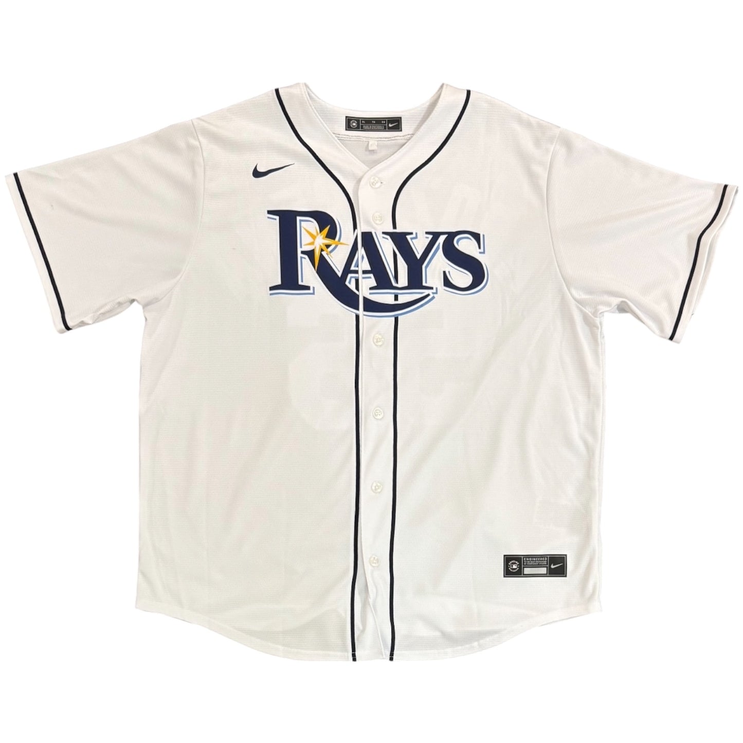 Randy Arozarena Autographed Tampa Bay Rays (White #56) Nike Jersey with Multiple Inscriptions - JSA