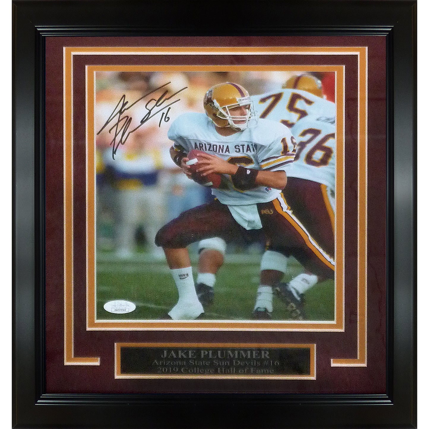 Jake Plummer Autographed Arizona State Sun Devils Framed 8x10 Photo - JSA