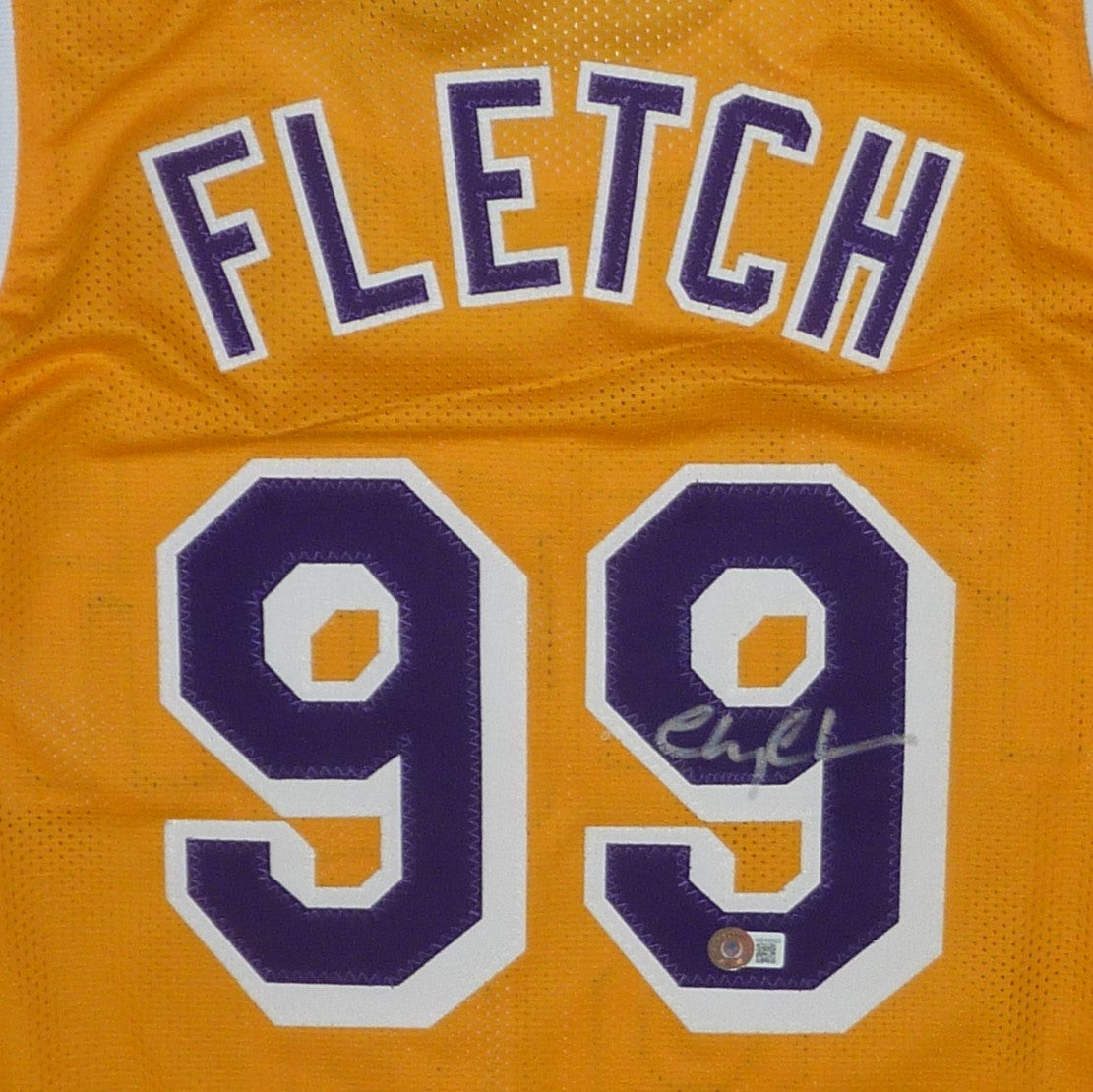Chevy Chase Autographed Fletch (Yellow #99) Custom Basketball Jersey - Beckett Witness
