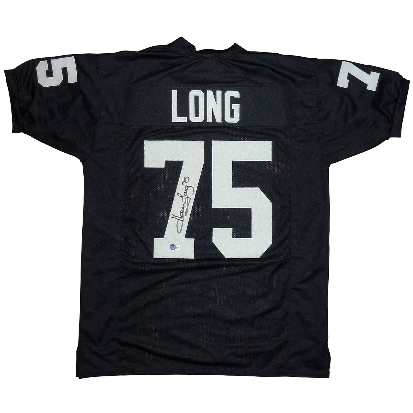 Howie Long Autographed Oakland Raiders (Black #75) Jersey - BAS