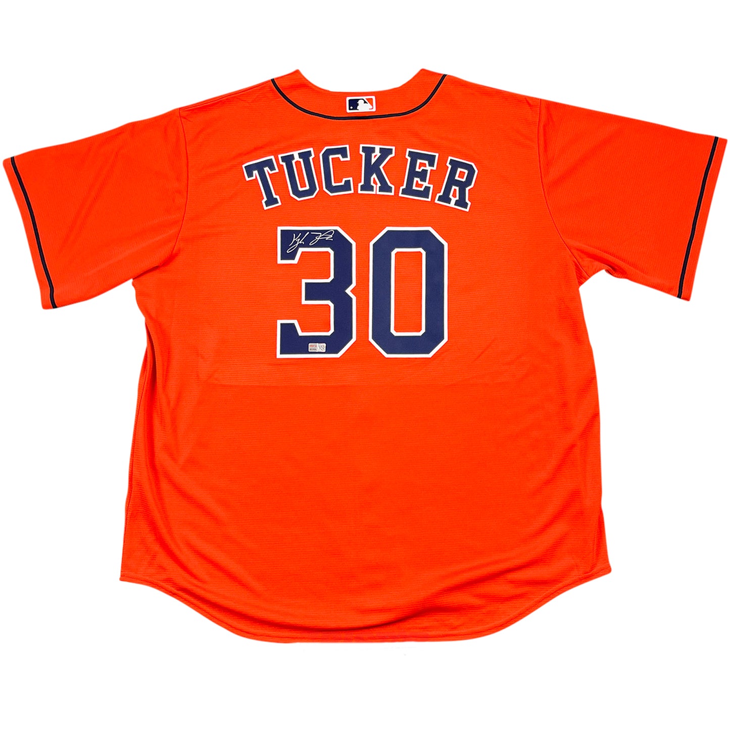 KYLE TUCKER Autographed Houston Astros (Orange #3) Nike Official Jersey