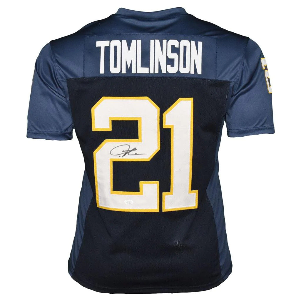 Ladainian Tomlinson Autographed San Diego (Navy Blue #21) Custom Jerse –  Palm Beach Autographs LLC