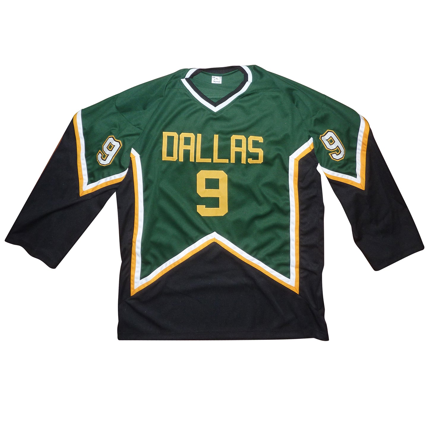 Mike Modano Autographed Dallas Stars (Green #9) Custom Jersey - JSA