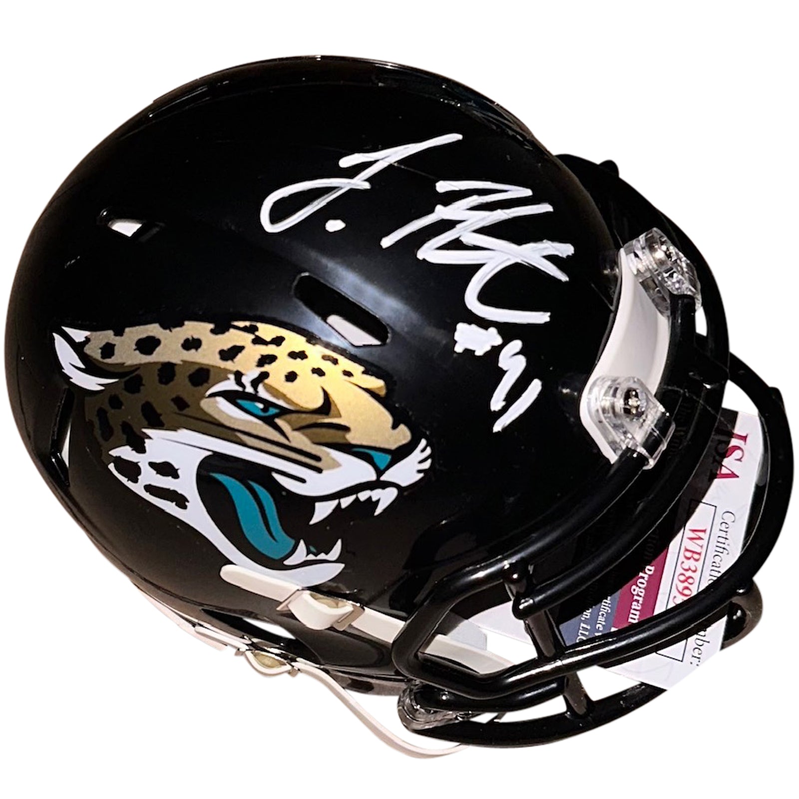 Josh Hines-Allen Autographed Jacksonville Jaguars Mini Helmet