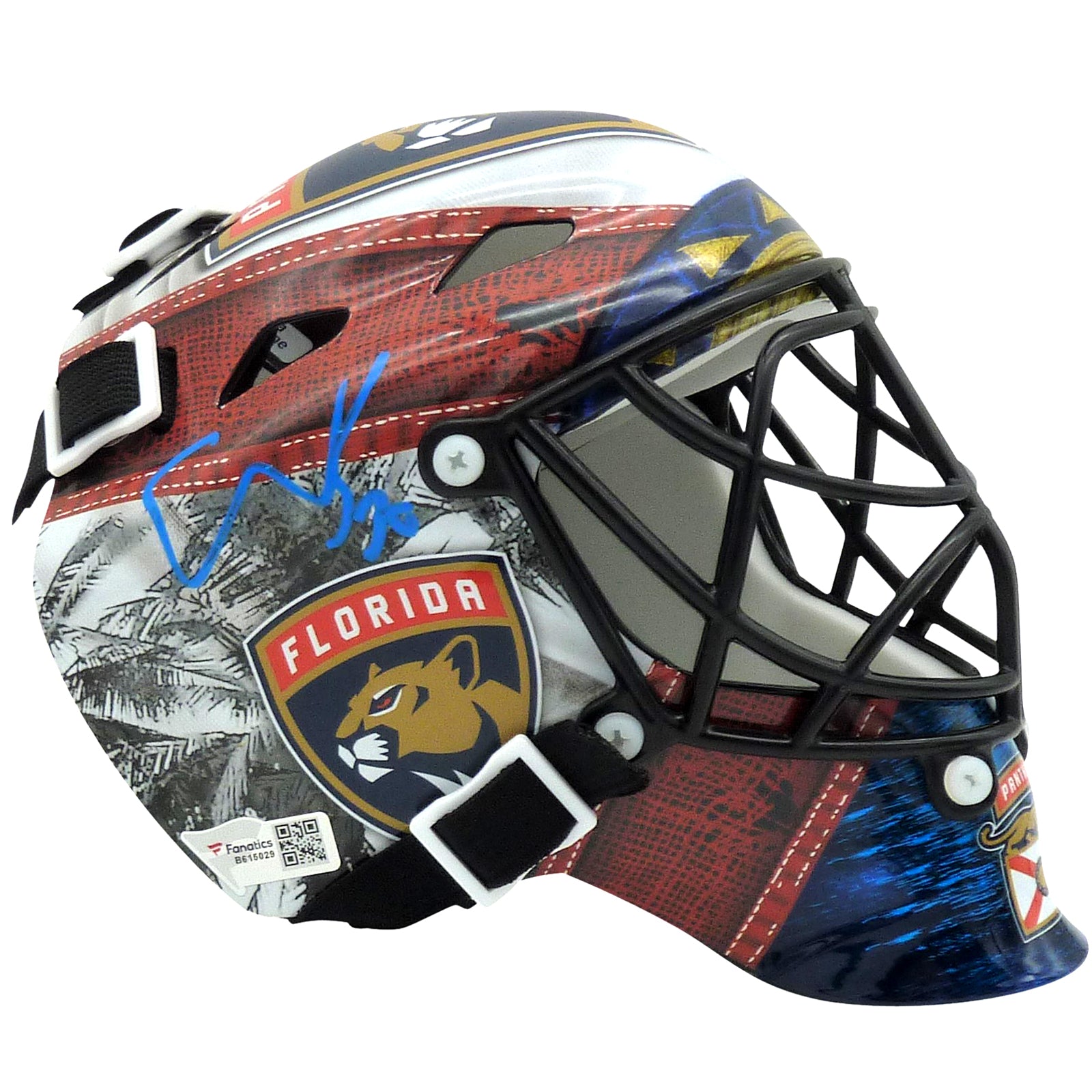 Spencer Knight Autographed Florida Panthers Mini Goalie Mask - Fanatics