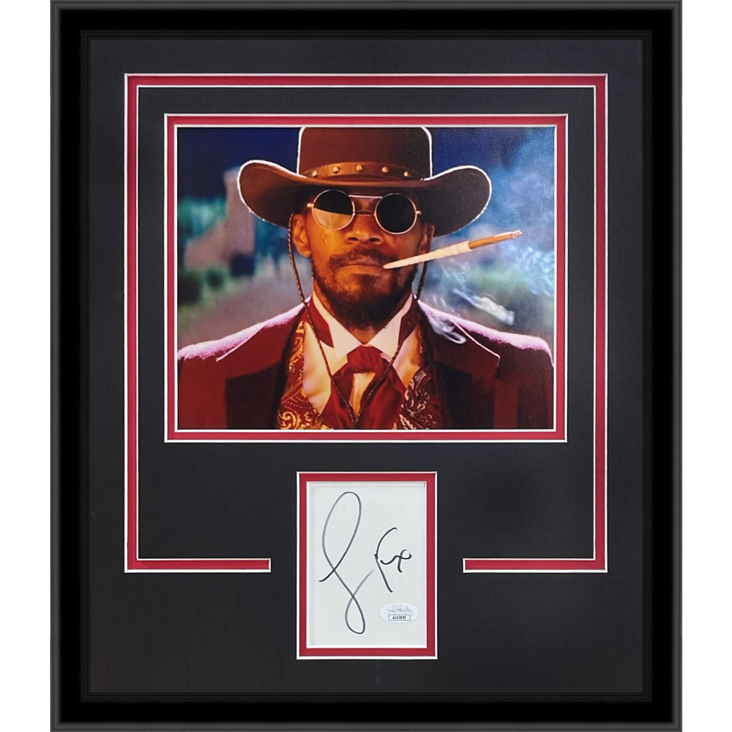 Jamie Foxx Autographed Django Unchained Signature Series Frame - JSA