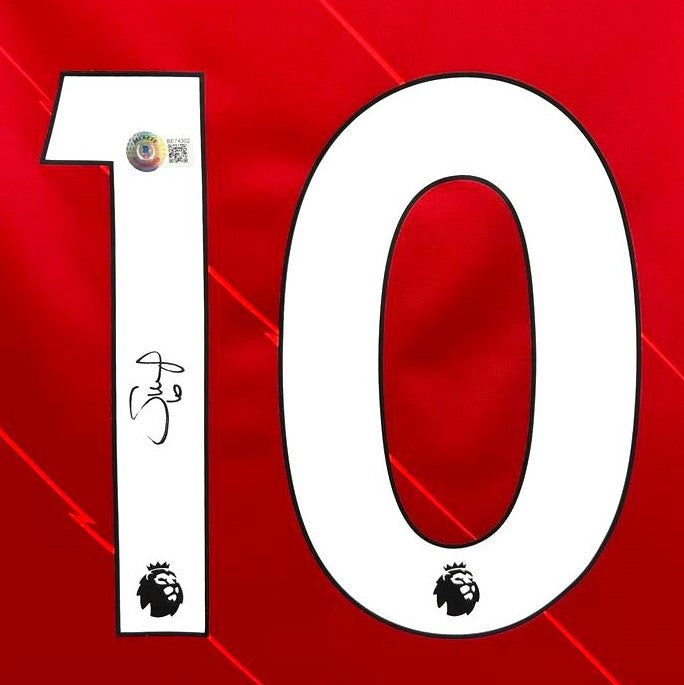 Sadio Mane Autographed Liverpool (Red #10) Soccer Jersey - BAS