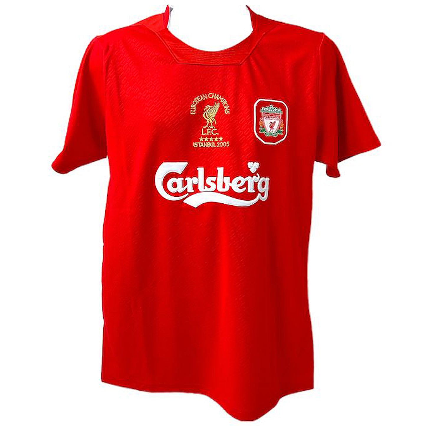 Steven Gerrard Autographed Liverpool (Red #8) Soccer Jersey - BAS