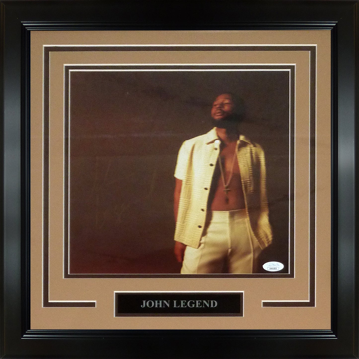 John Legend Autographed Music Deluxe Framed 11x14 Photo - JSA