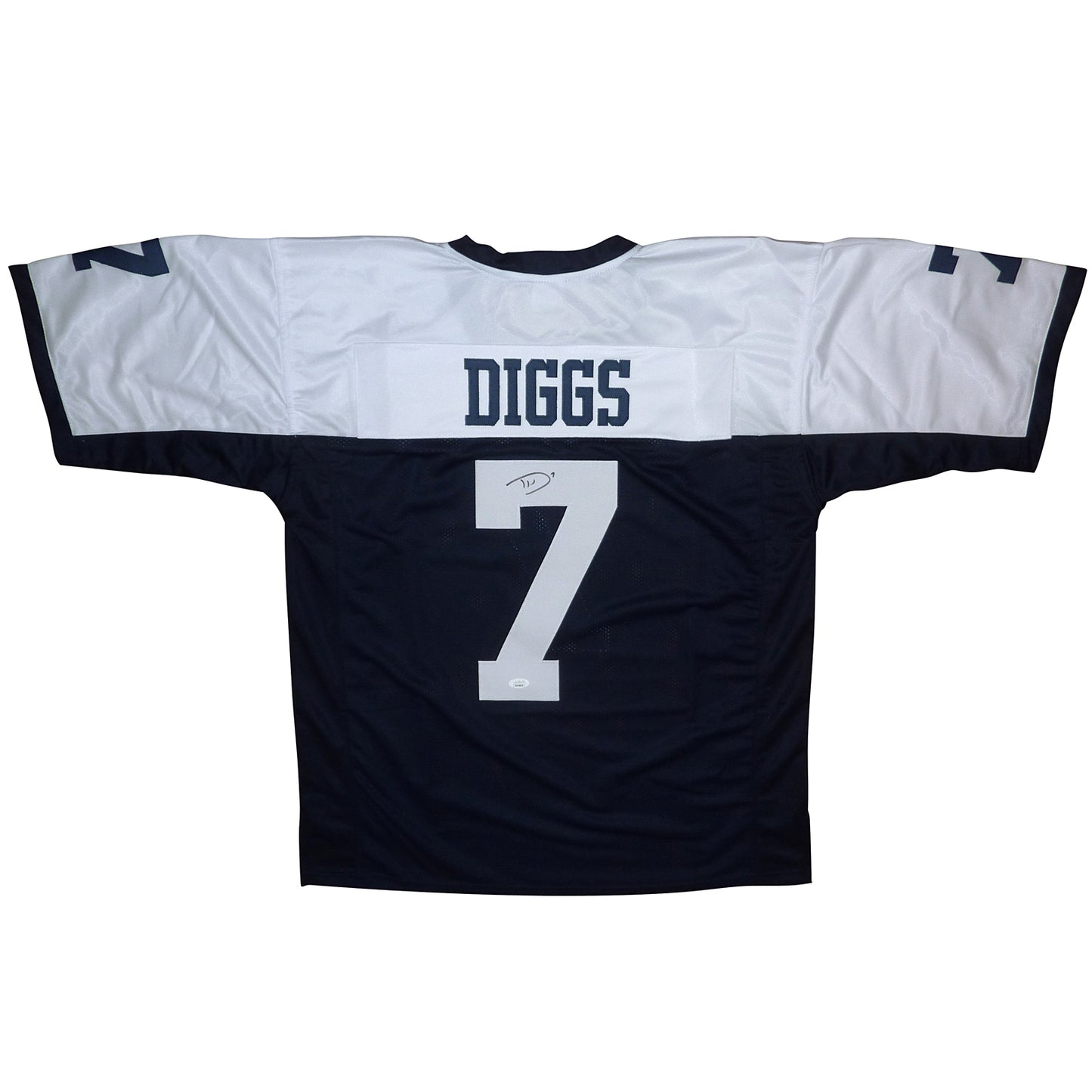 Trevon Diggs Autographed Dallas (Thanksgiving Day Blue #7) Custom Jersey – JSA