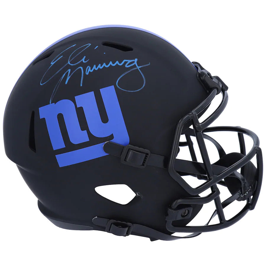 Eli Manning Autographed New York Giants (ECLIPSE Alternate) Deluxe Ful – Palm Beach Autographs LLC