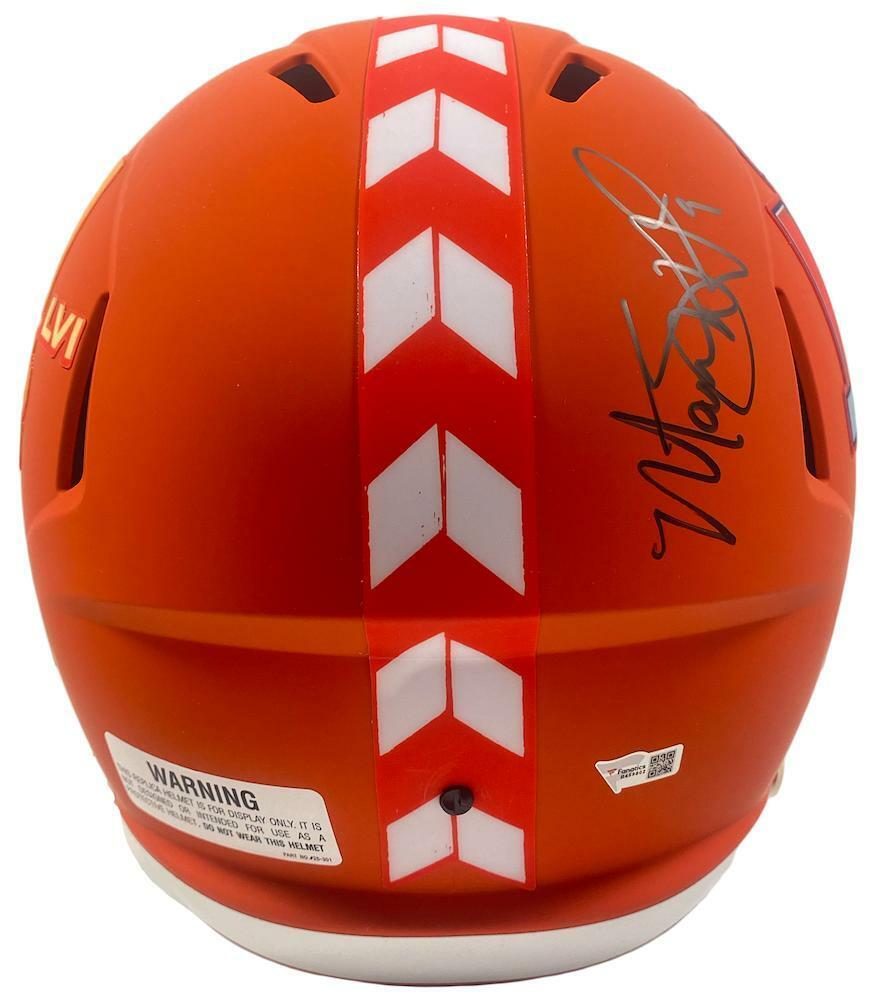 Matthew Stafford Autographed Los Angeles Rams (Super Bowl LVI Logo) Deluxe Full-Size Replica Helmet – Fanatics