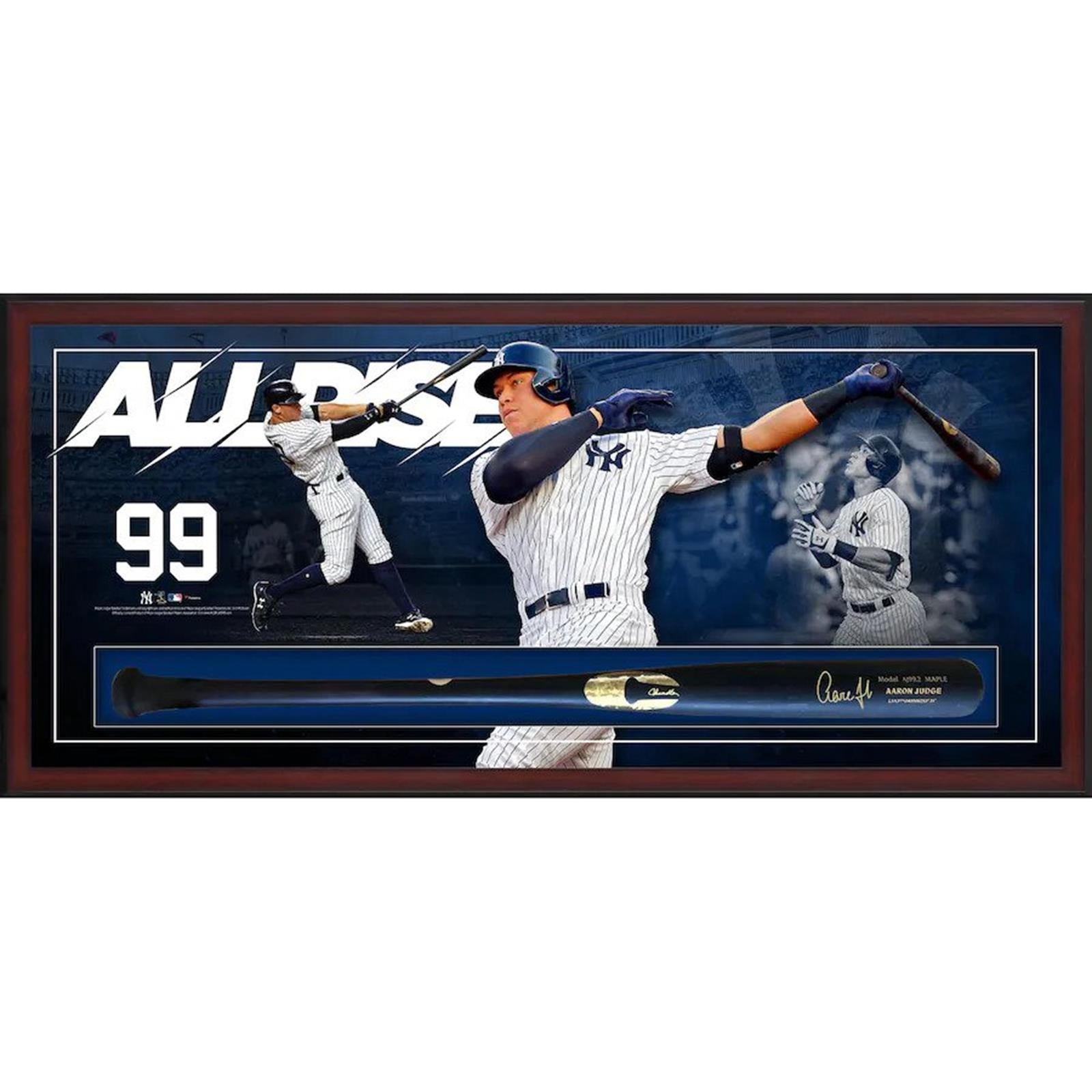 aaron judge framed signed jersey