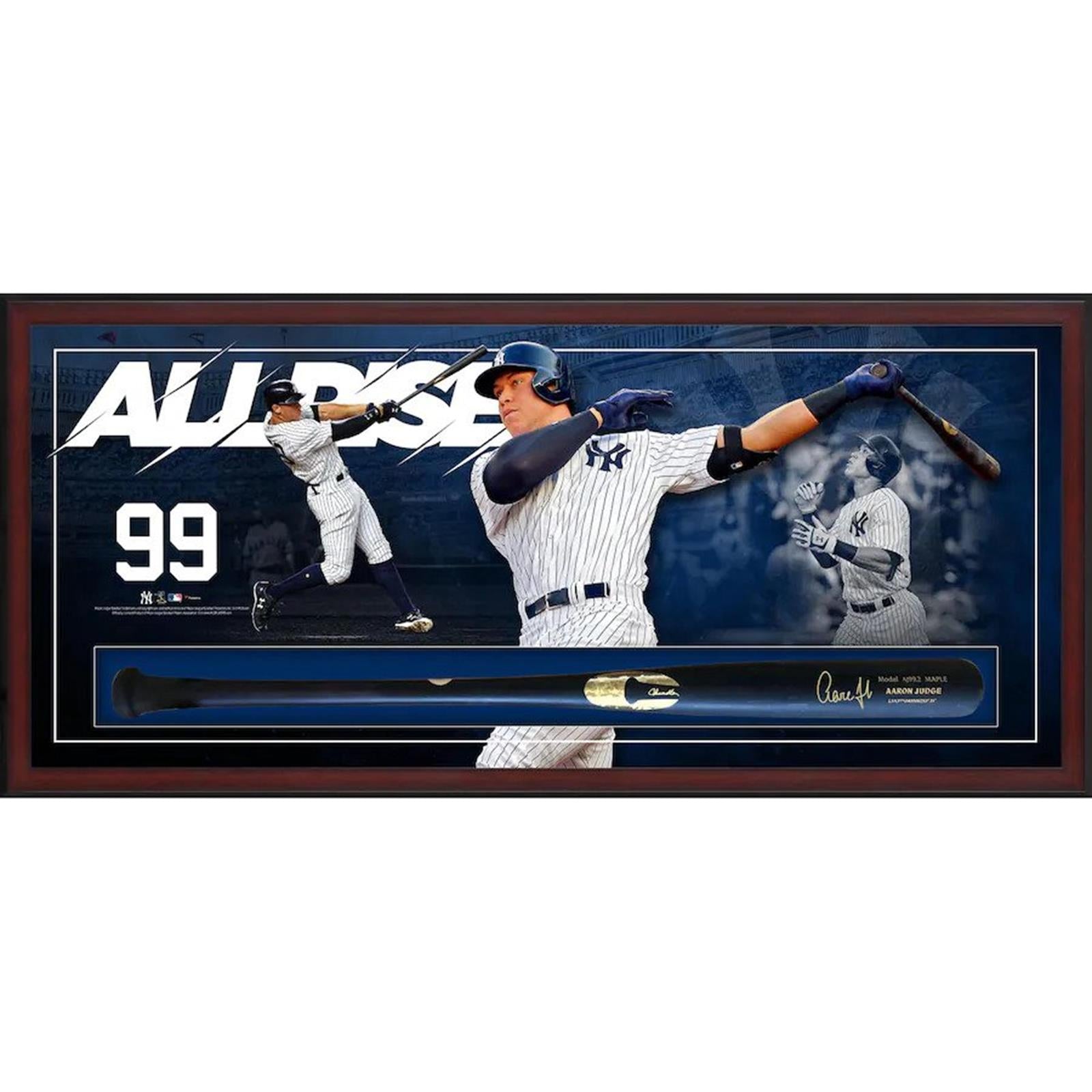 Aaron Judge Autographed New York Yankees Chandler Bat Deluxe Framed  Shadowbox – Fanatics