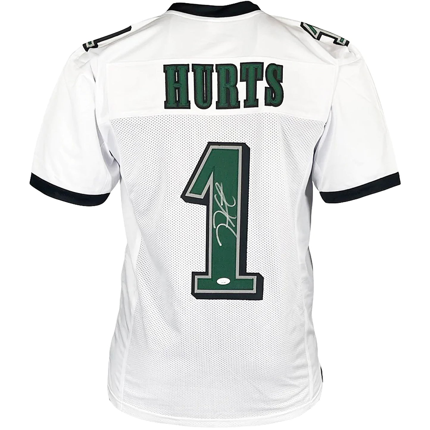 Jalen Hurts Autographed Philadelphia (White #1) Custom Jersey – JSA