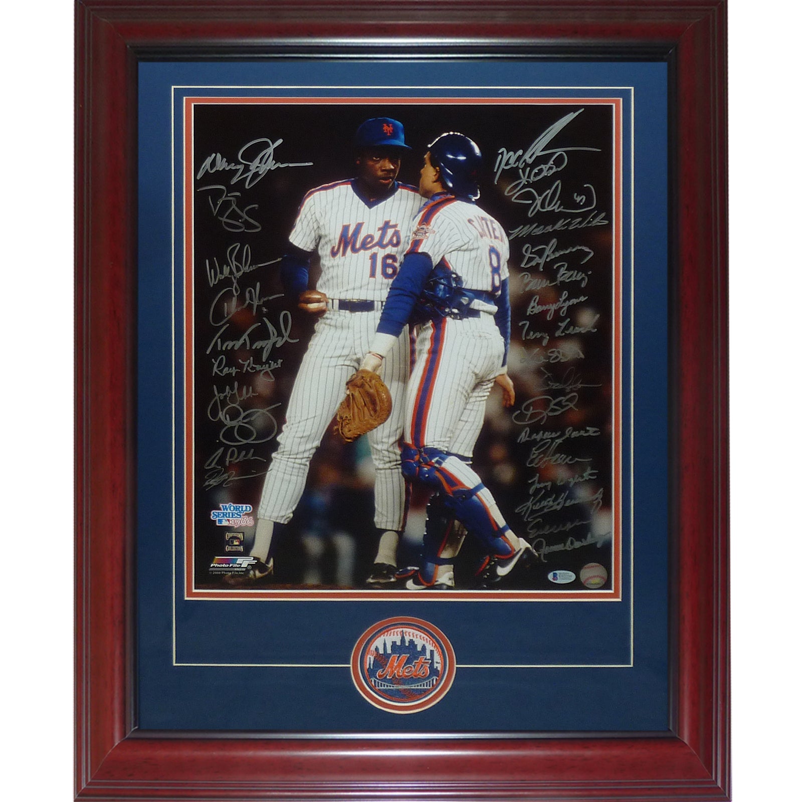 1986 New York Mets Team Autographed (World Series Champs – Gooden and –  Palm Beach Autographs LLC