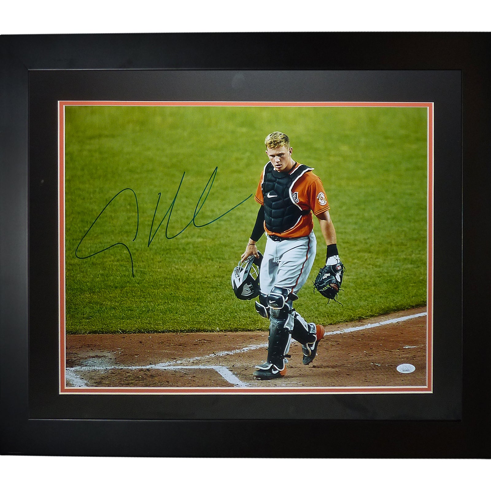 Adley Rutschman Autographed Baltimore Orioles Deluxe Framed 16x20 Photo - JSA