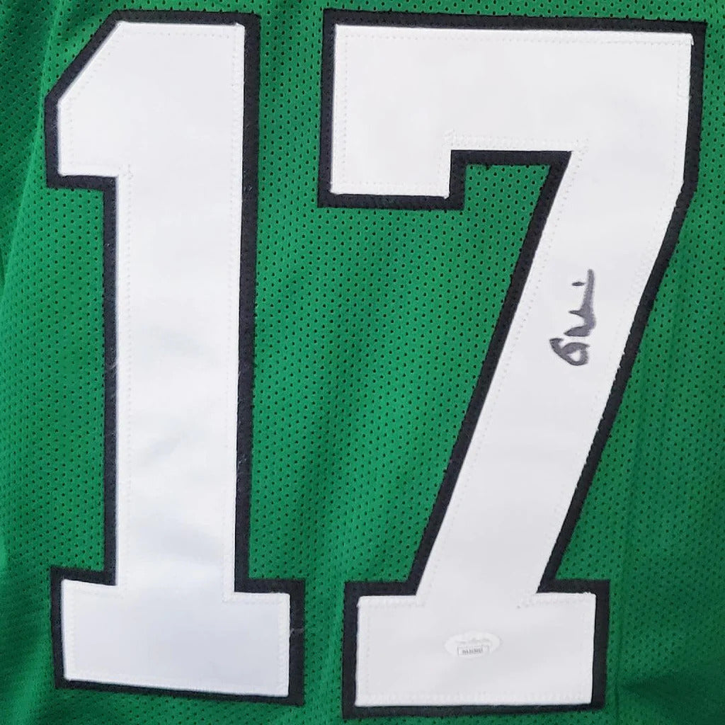 Garrett Wilson Autographed New York (Green #17) Custom Jersey - JSA