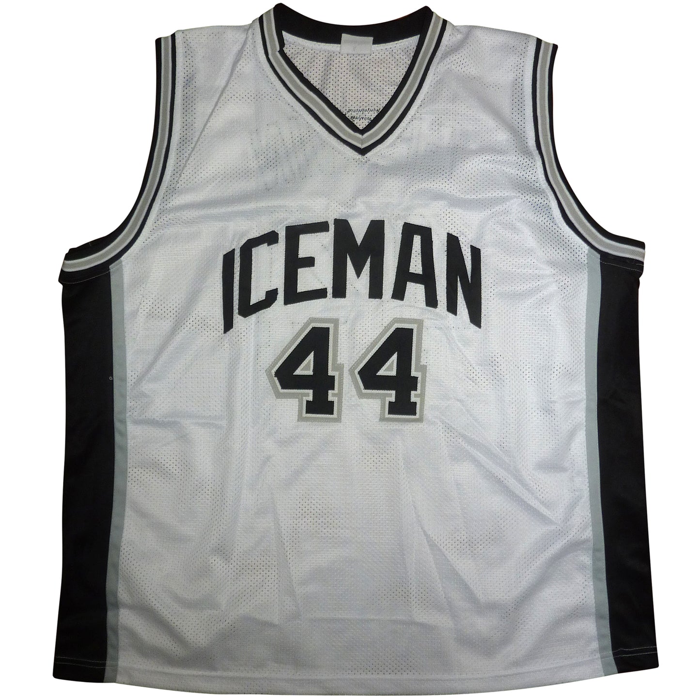 George Gervin Autographed San Antonio (White #44) Ice Man Custom Jersey - JSA