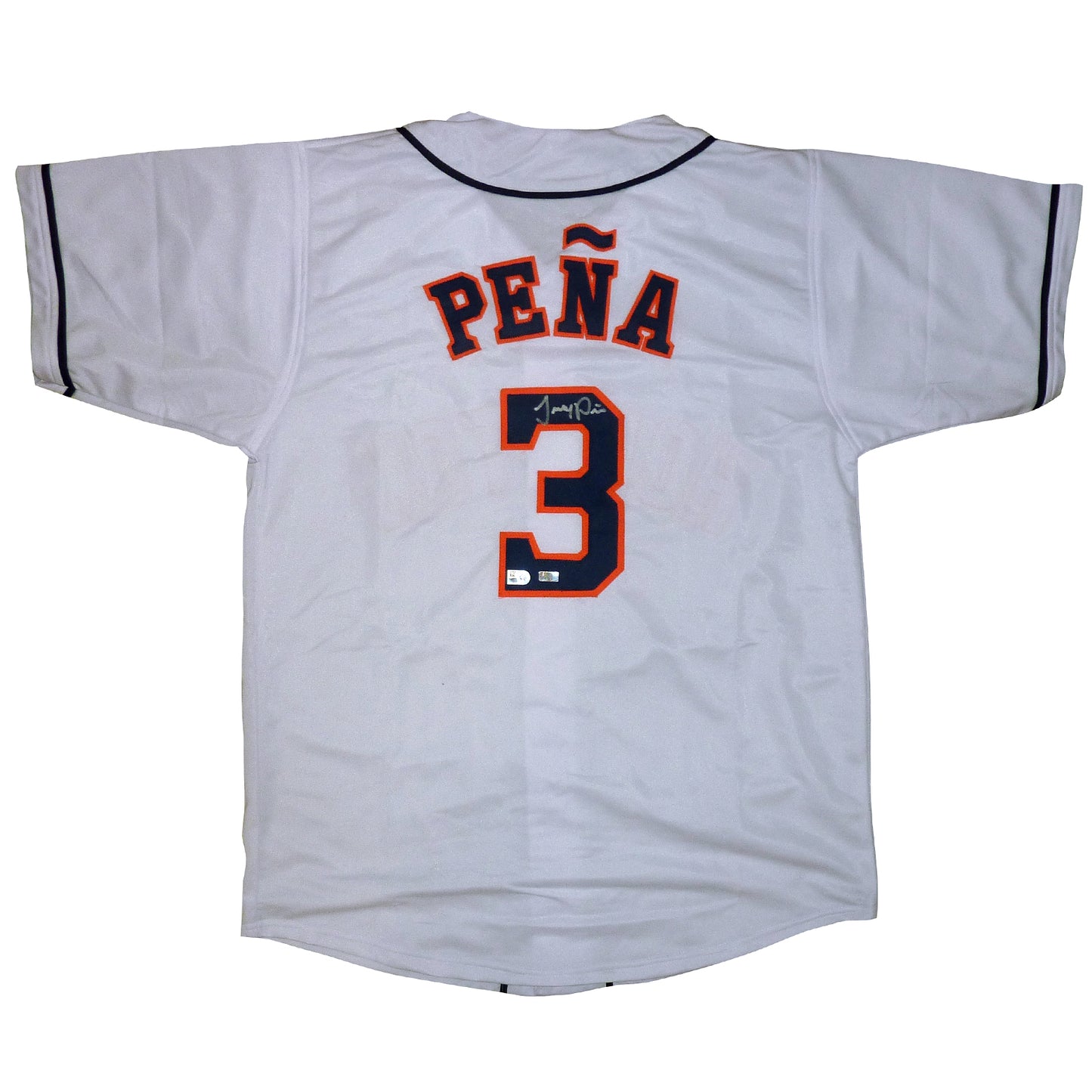 Jeremy Pena Autographed Houston (White #3) Custom Baseball Jersey – JSA