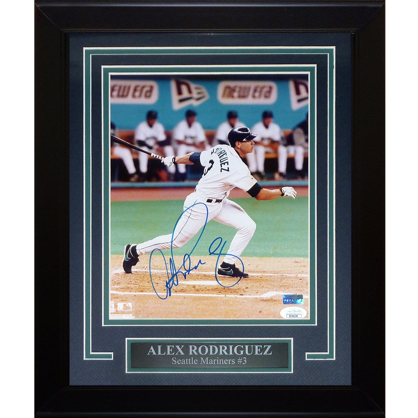 Alex Rodriguez Autographed Seattle Mariners Deluxe Framed 8x10 Photo - JSA
