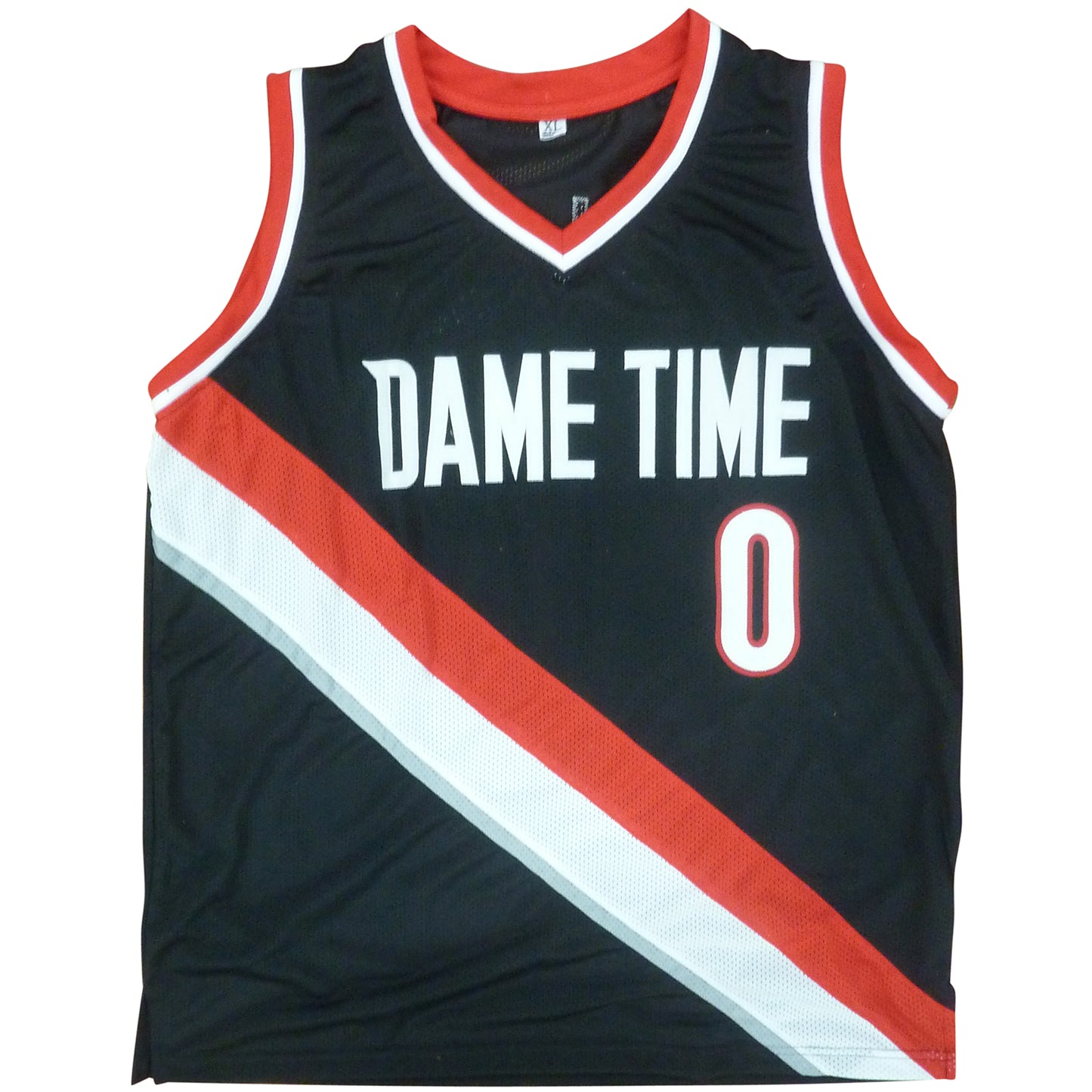 Damian Lillard Autographed Portland (Black #0) Custom Jersey - JSA