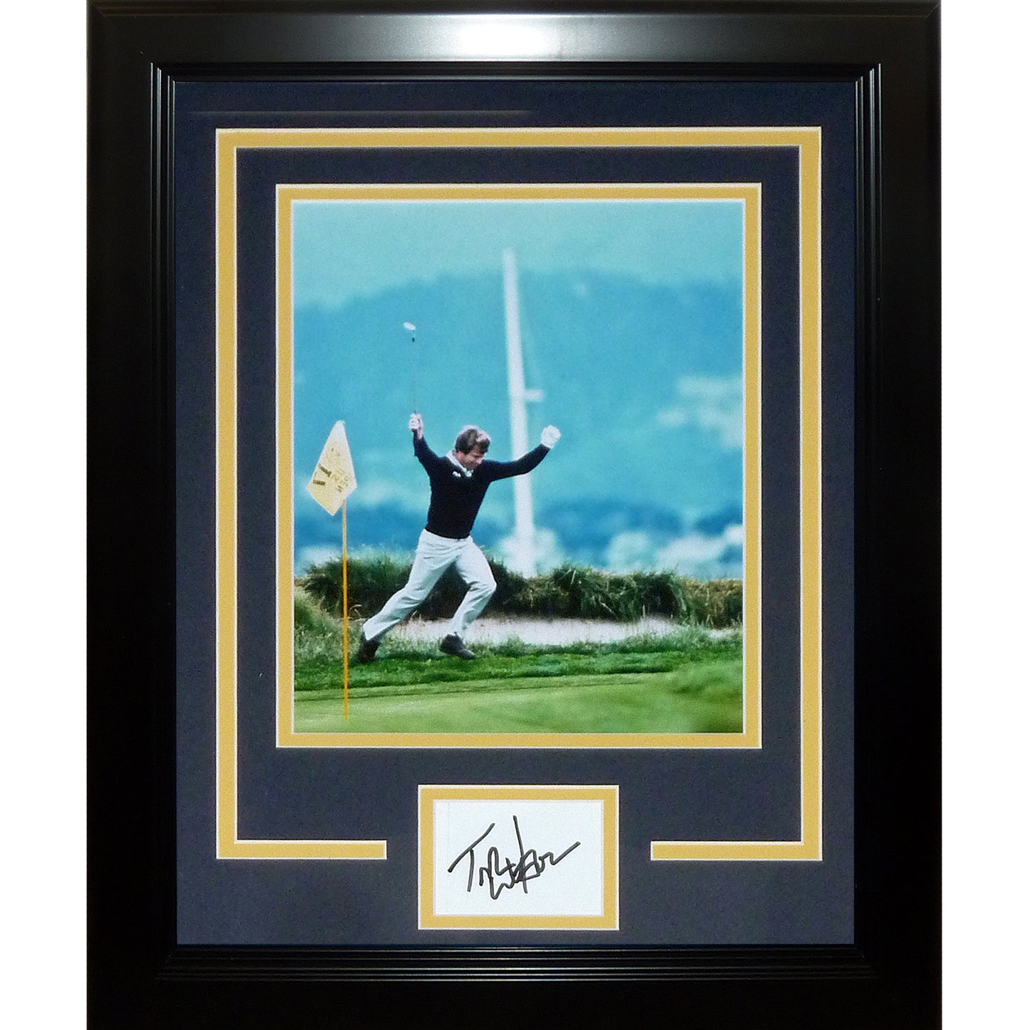 Tom Watson Autographed Golf 1982 US Open “Signature Series” Frame