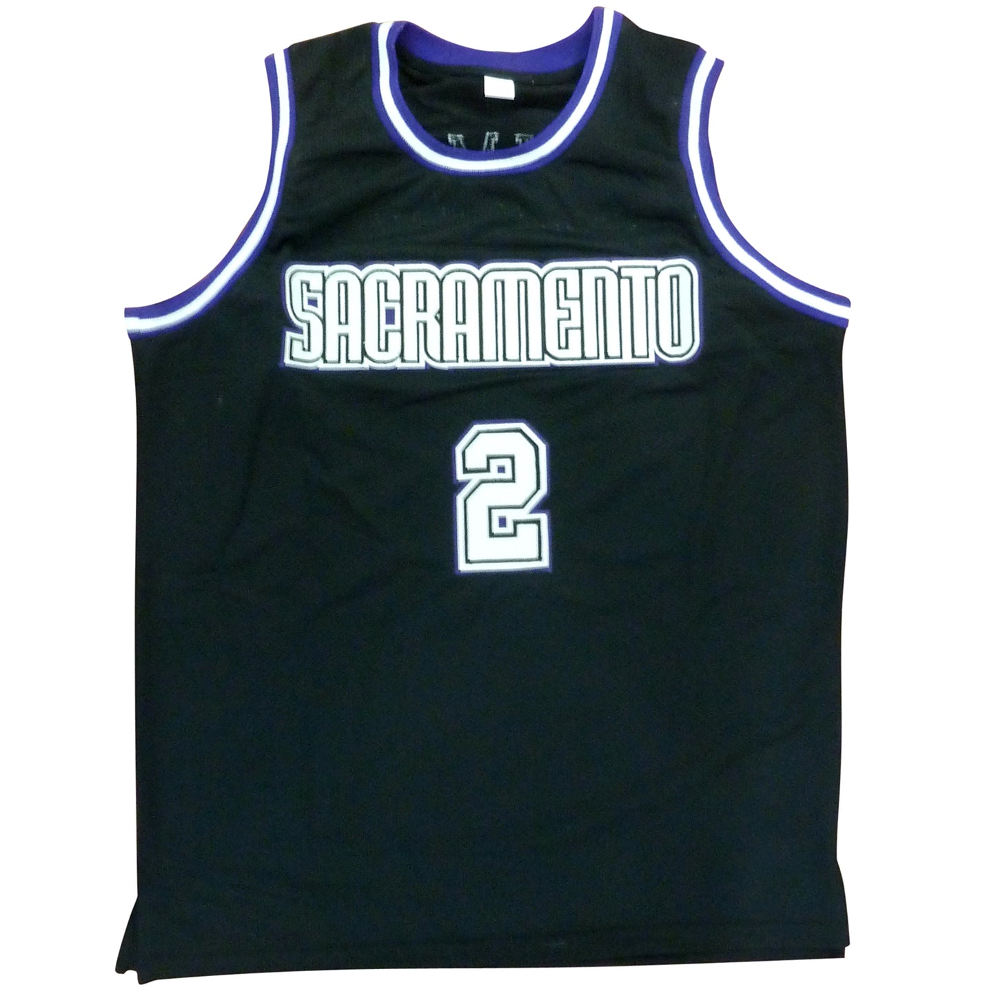 Mitch Richmond Autographed Sacramento (Black #2) Custom Jersey - Beckett