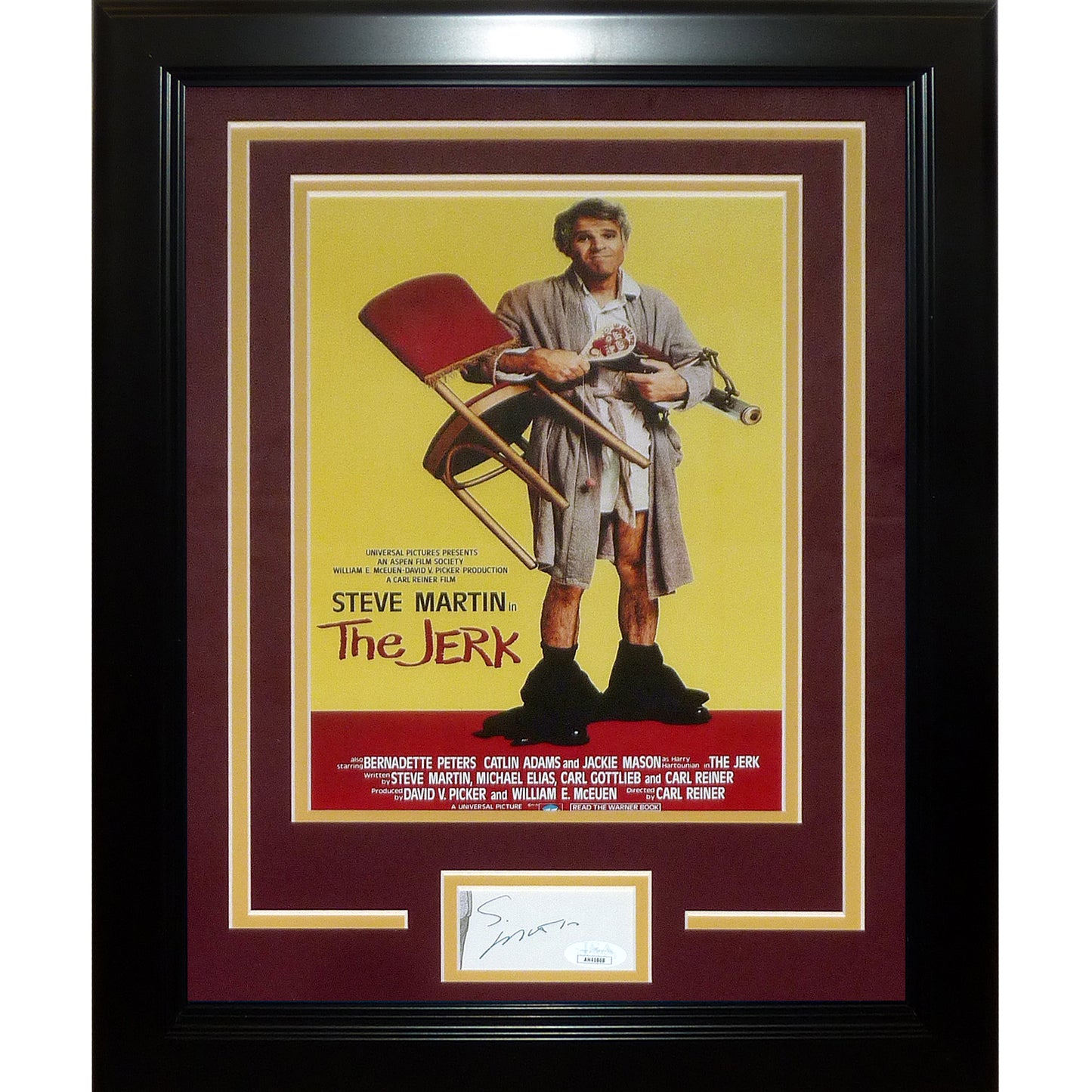 Steve Martin Autographed “The Jerk” Signature Series Frame – JSA