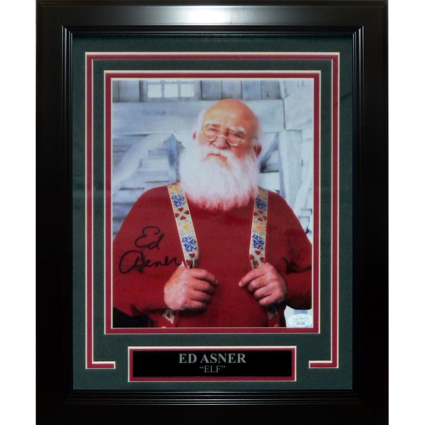 Ed Asner Autographed "ELF" Deluxe Framed 8x10 Photo - JSA
